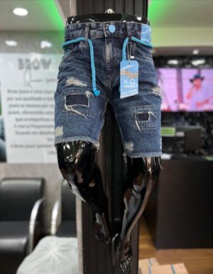 Bermuda Brow Jeans quadradinho