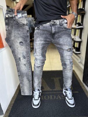 Calça City Denim jeans detalhada