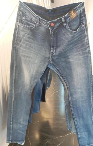 Calça City Denim Plus lisa