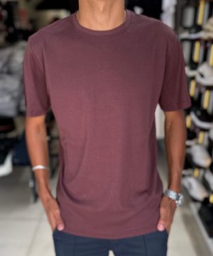 Camiseta lisa 100% algodão peruano