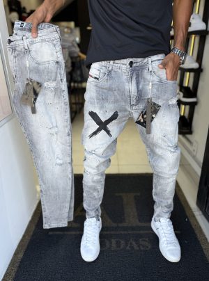 Calça Jay e Jones Cinza X