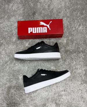Tênis puma court Classic clean Black