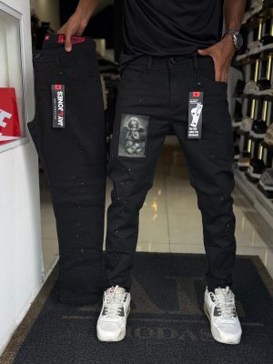 Calça Jay e Jones preta anjo dólar