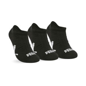 Meia sapatilha kit 3 pares preta