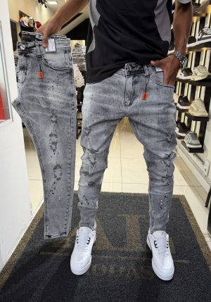 Calça City Denim Rasgadinha