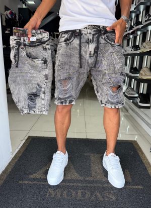 Bermuda City Denim Rasgadinha