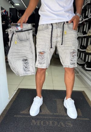 Bermuda City Denim  rasgada