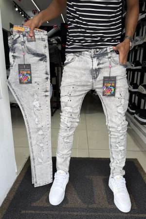 Calça City Denim Rasgadinha Pinta