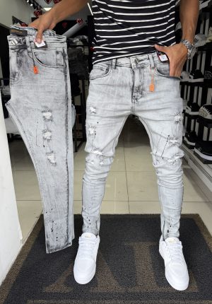 Calça City Denim Rasgadinha
