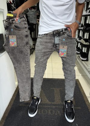 Calça City Denim lisa