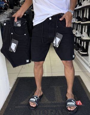 Bermuda Titular Jeans Preta