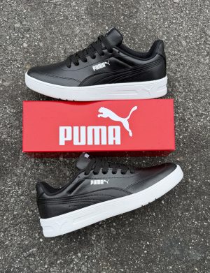 Tênis puma court Classic clean Black